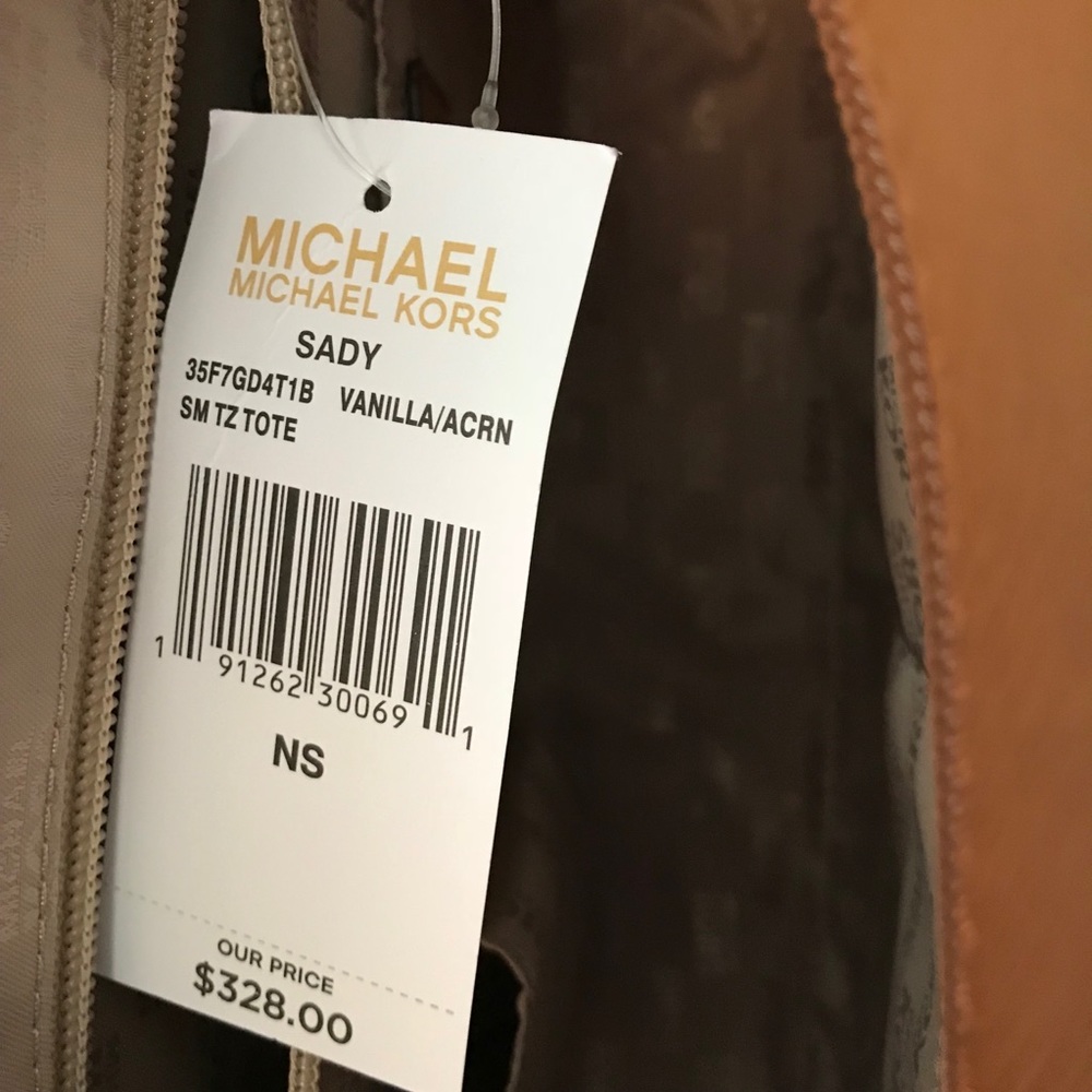 NWT MICHAEL KORS SADY SMALL TOP ZIP SHOULDER BAG - Picture 5 of 8